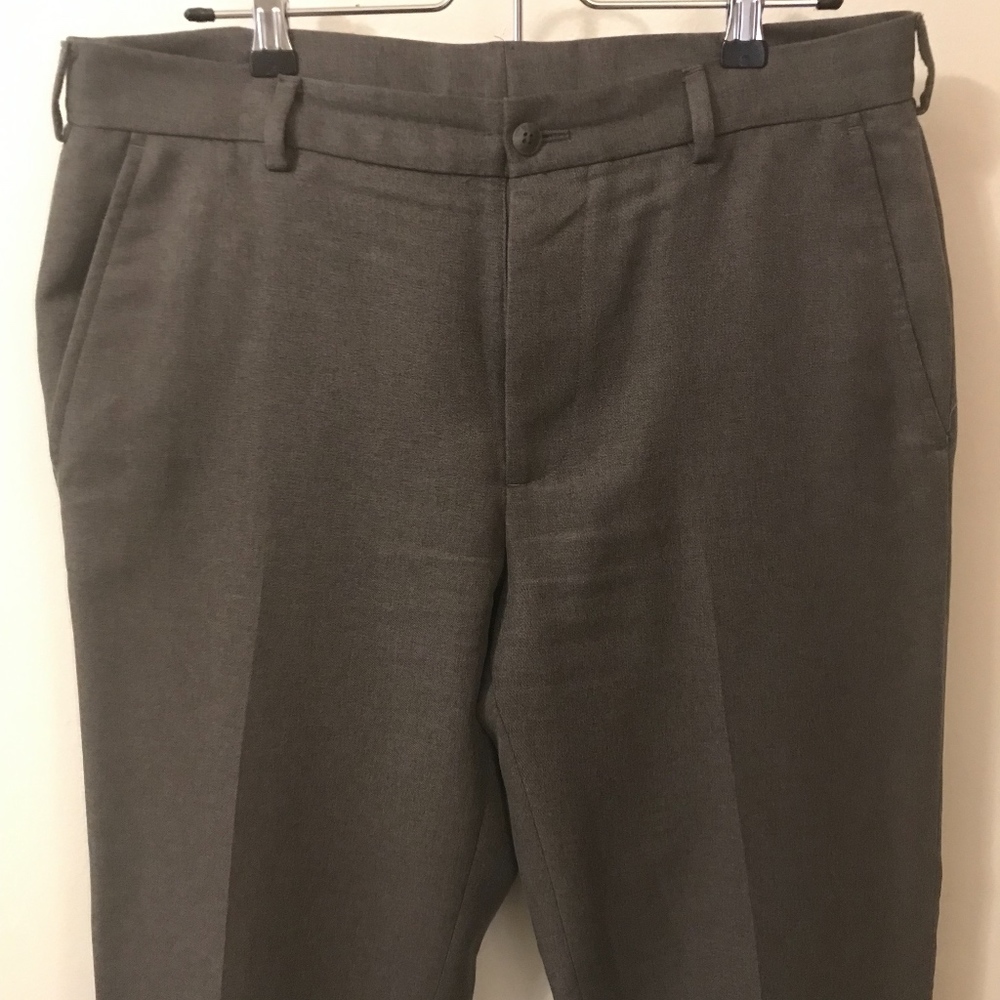 Men's Grey Van Heusen Dress Pants